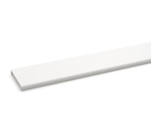 Capac canal parapet Signa 80mm, RAL9010 alb