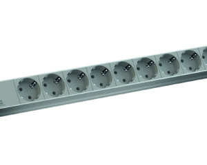 PDU19'' 9xSchuko, 2 m fisa Schuko, AL, 438,5 mm