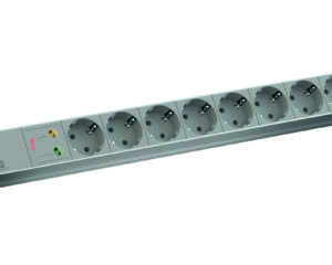 PDU19'' 8xSchuko, 2 m fisa Schuko, AL,prot.