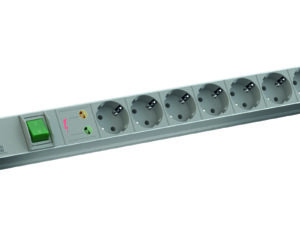 PDU19'' 7xSchuko, 2 m fisa Schuko, AL, intr.,prot.