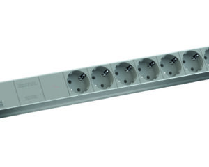PDU19'' 7xSchuko, 2 m fisa Schuko, AL, Filtru