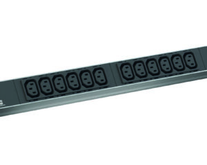 PDU19'' 12XC13, 2 m fisa Schuko, AL