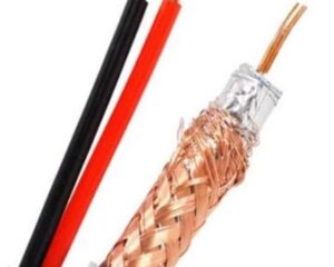 Cablu CCTV coaxial RG59+2x0.75 miez Cu-tr.AlCu+2x0.75, 500M