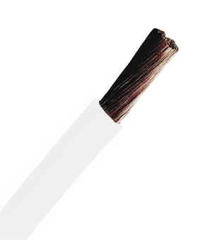 Conductor flexibil cu izolaţie din PVC H07V-K 6mm²alb
