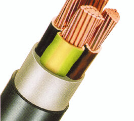 Cablu de energie, PVC, 0,6/1kV  E-YY-J* 3 x 4 RE negru