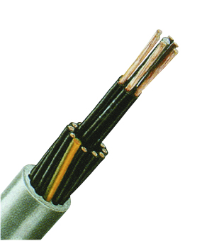 Cablu comandă fără halogen HSLH-JZ 5 x 1,5 FRNC gri