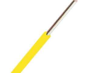 Conductor cu izolaţie din PVC H07V-U 1,5mm² galben