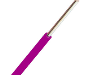 Conductor cu izolaţie din PVC H07V-U 1,5mm² violet, folie