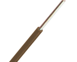 Conductor rigid cu izolaţie din PVC H05V-U 1mm² maro