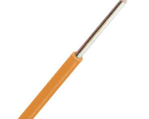 Conductor rigid cu izolaţie din PVC H05V-U 1mm² orange