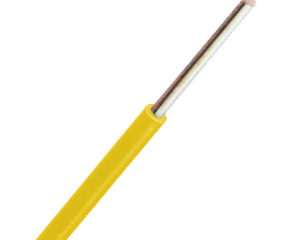 Conductor rigid cu izolaţie din PVC H05V-U 1mm² galben