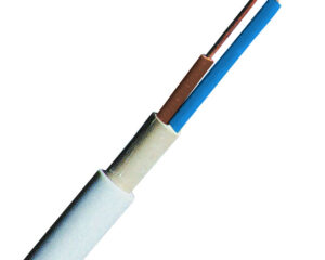 Cablu cu izol. şi manta din PVC (N)YM-O 2x2,5mm² gri deschis