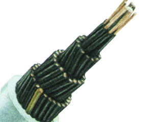 Cablu de comandă cu izol. din PVC, YSLY-OZ 2 x 0,5 gri