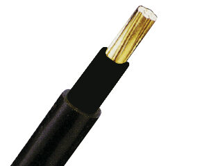 Cablu de energie, PVC, 0,6/1kV E-YY-O 1x 16 RE negru