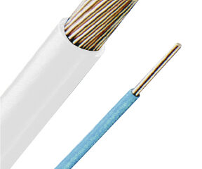 Conductor flexibil cu izol. fără halogen, H05Z-K 1 alb