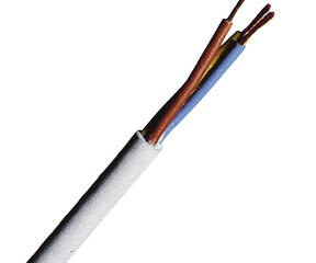 Cablu, iz. şi manta PVC, H05VV-F 4 G 1mm² gri deschis, 50m