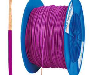 Tambur cu 500m conductor H05V-K 0,5 violet