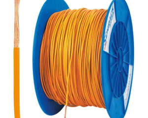 Tambur cu 500m conductor H05V-K 0,5 orange